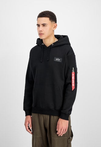 ALPHA INDUSTRIES Bluzka sportowa w kolorze czarny