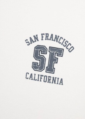 MANGO TEEN Sweatshirt 'Sanfran' in Weiß