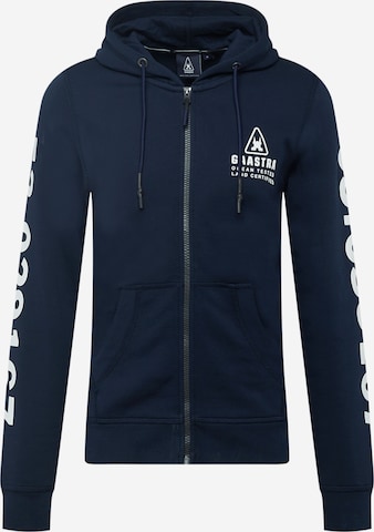 Gaastra - Sudadera con cremallera 'Sheer' en azul: frente