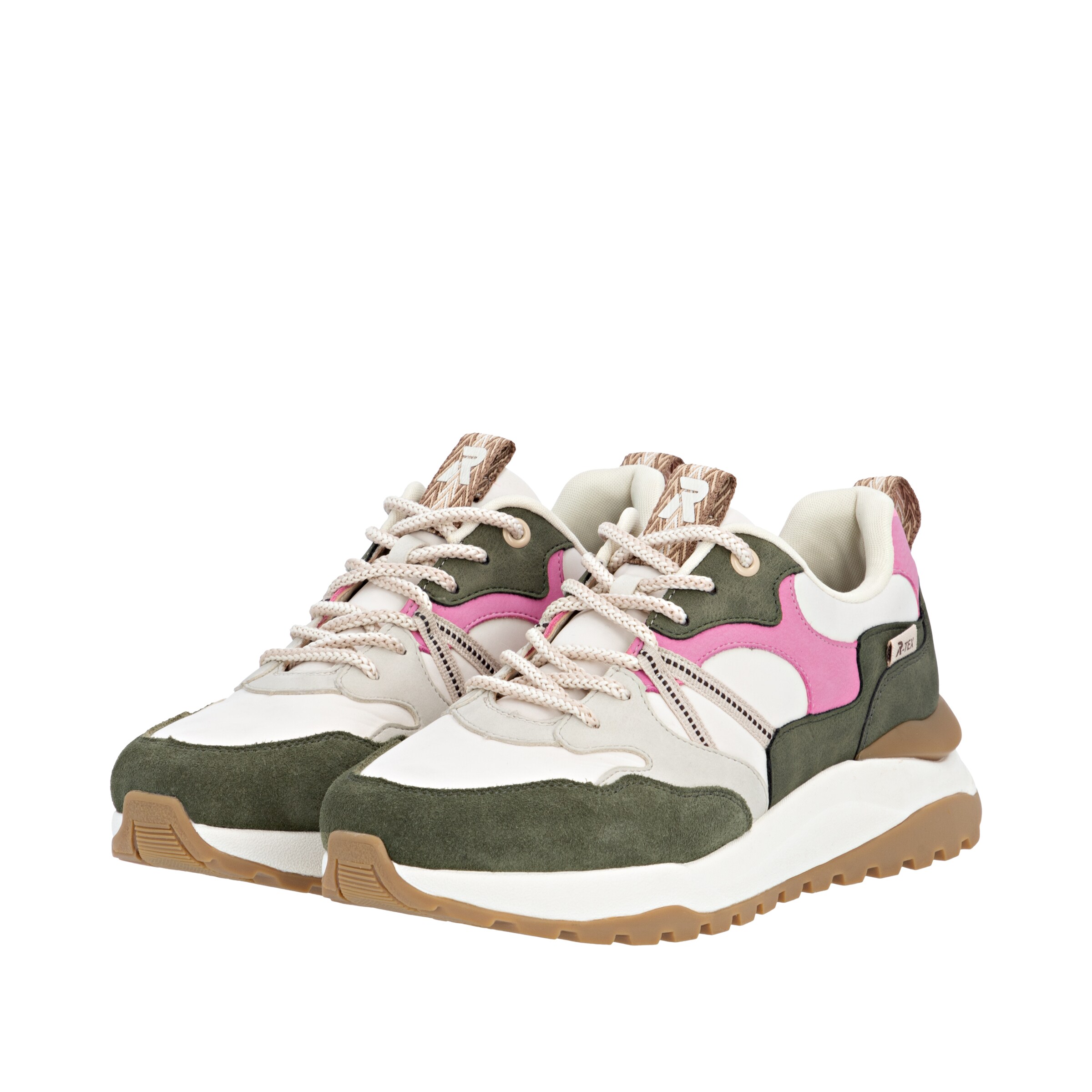 Baskets basses Rieker en blanc