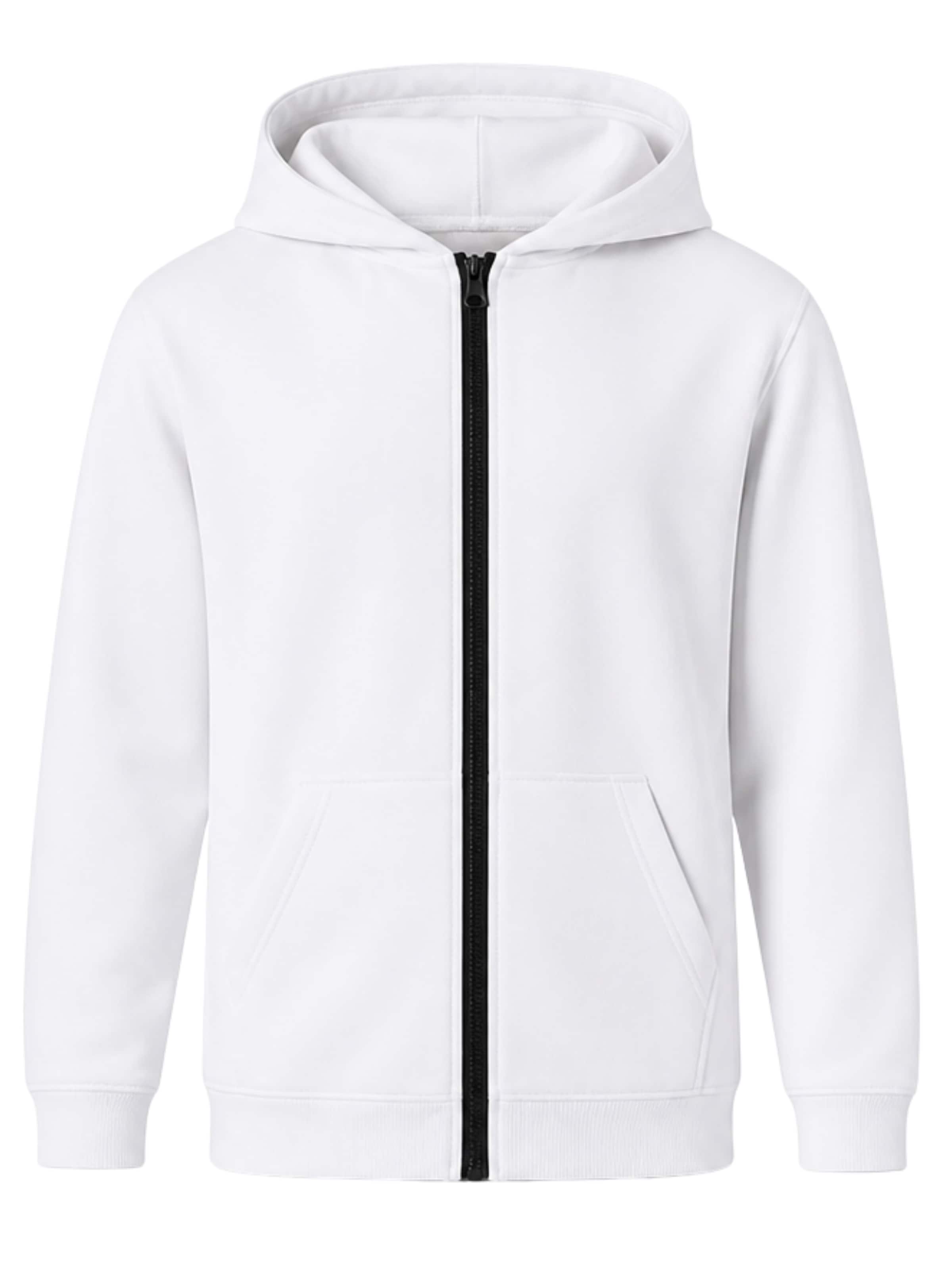 LOUIS LECLER Sweat jacket 'Selara' in White: front