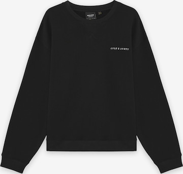 Lyle & Scott Sweatshirt in Black: front