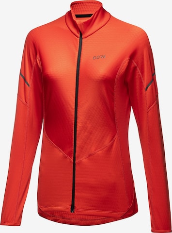 GORE WEAR Athletic Jacket 'Thermo' in Orange: front