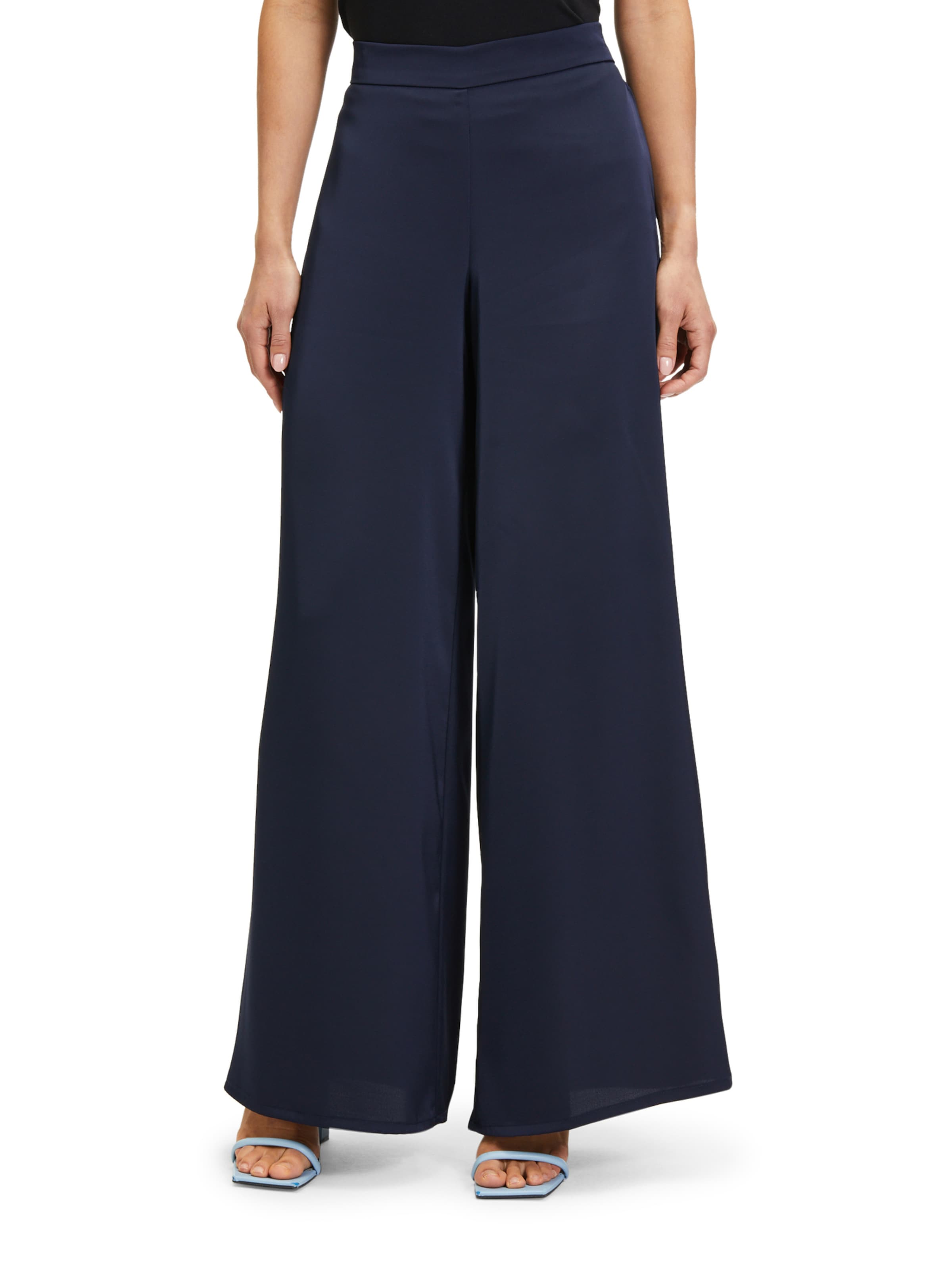 Vera Mont Loose fit Pants in Blue: front