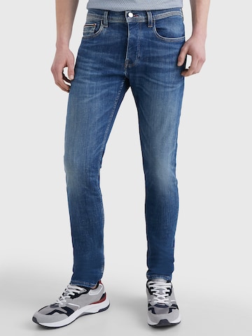 TOMMY HILFIGER Tapered Jeans 'Houston' in Blue: front