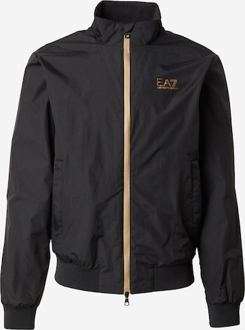 Veste mi-saison EA7 Emporio Armani en noir : devant
