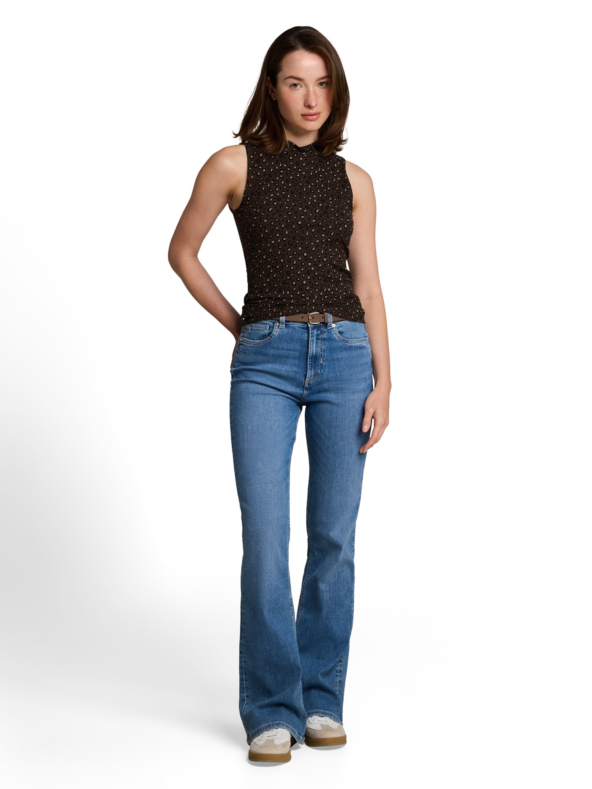 TOM TAILOR DENIM Top in Braun