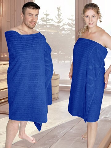 Lashuma Towel 'Kopenhagen' in Blue: front