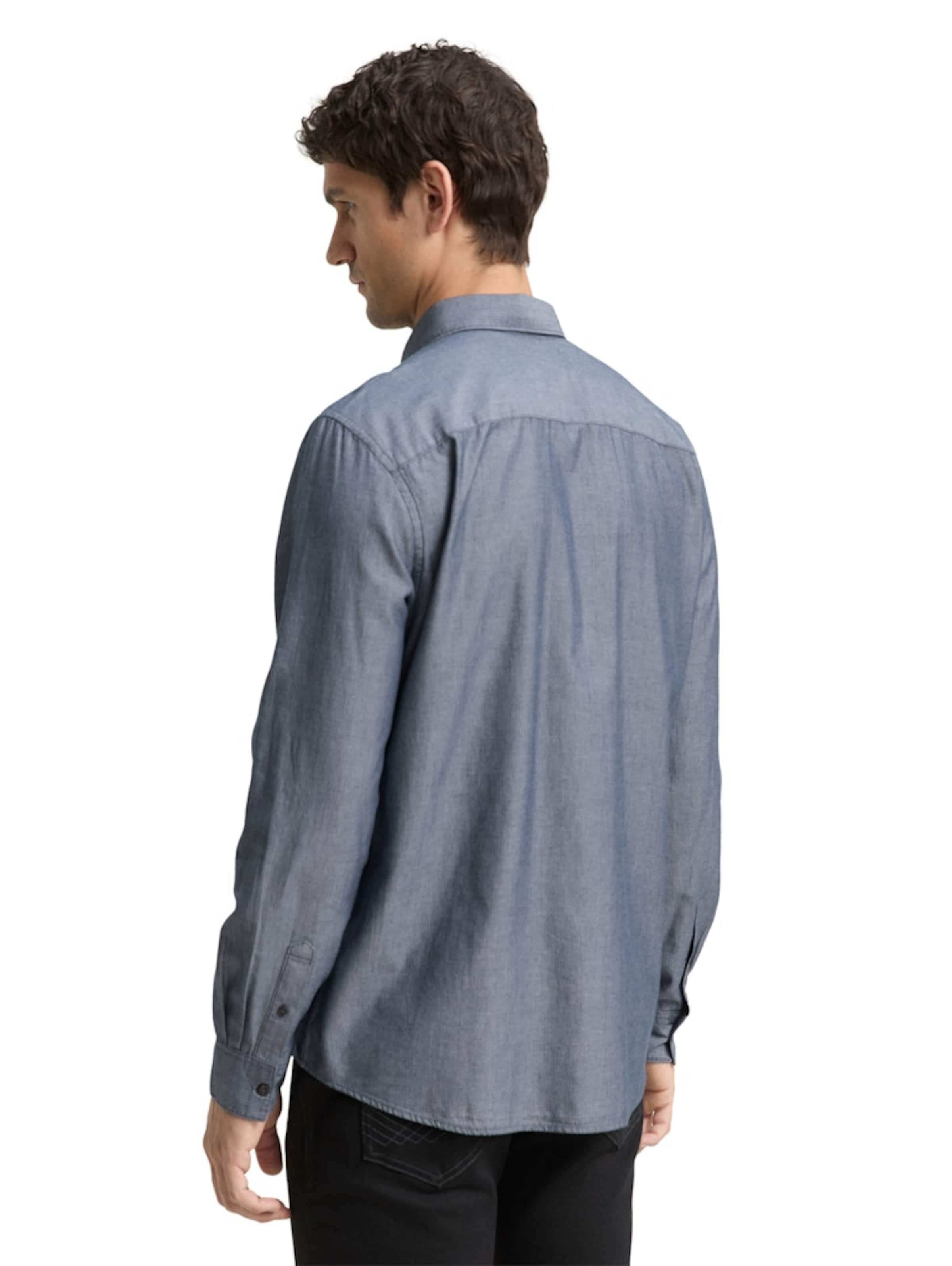 TOM TAILOR Regular fit Πουκάμισο σε μπλε