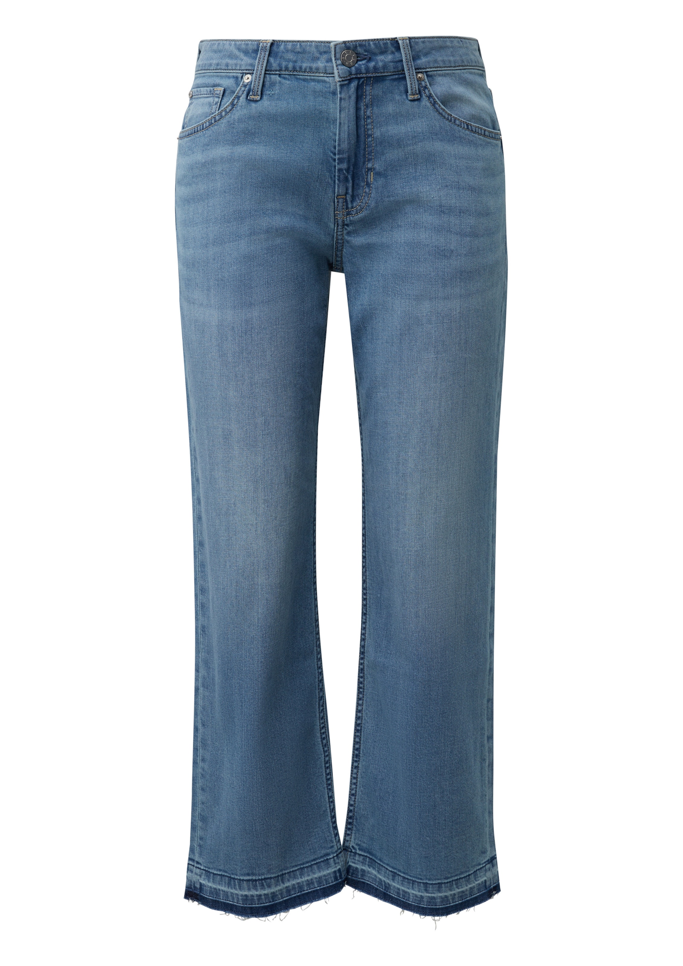 s.Oliver Regular Jeans 'Karolin' in Blauw: voorkant