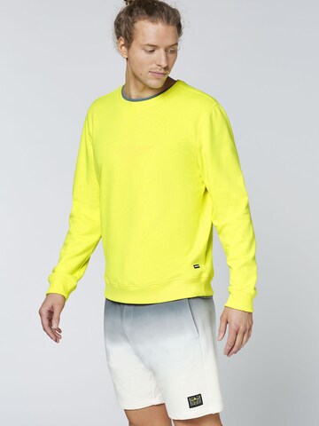 CHIEMSEE Sweatshirt in Gelb