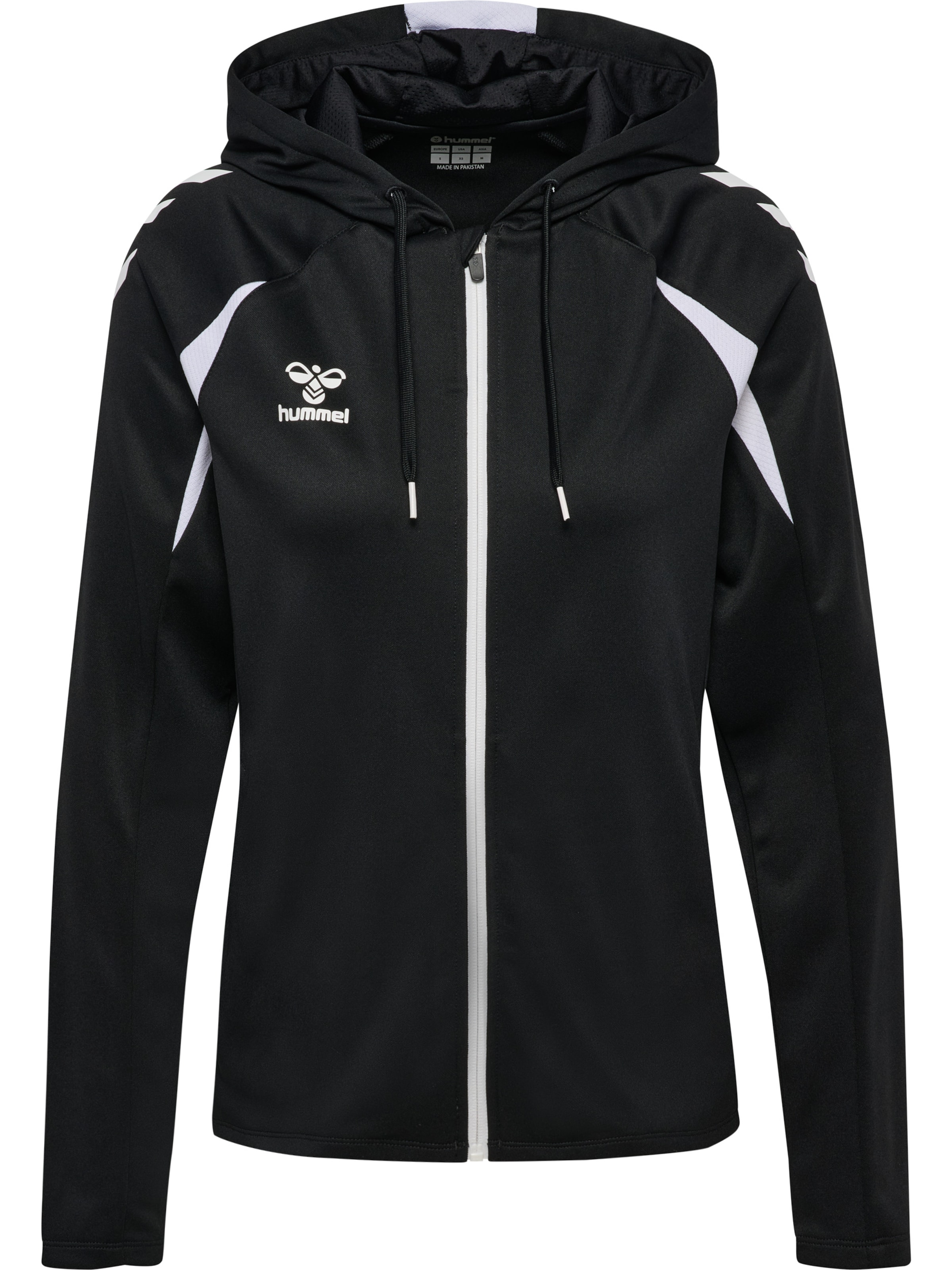 Hummel Sportief sweatvest in Zwart: voorkant