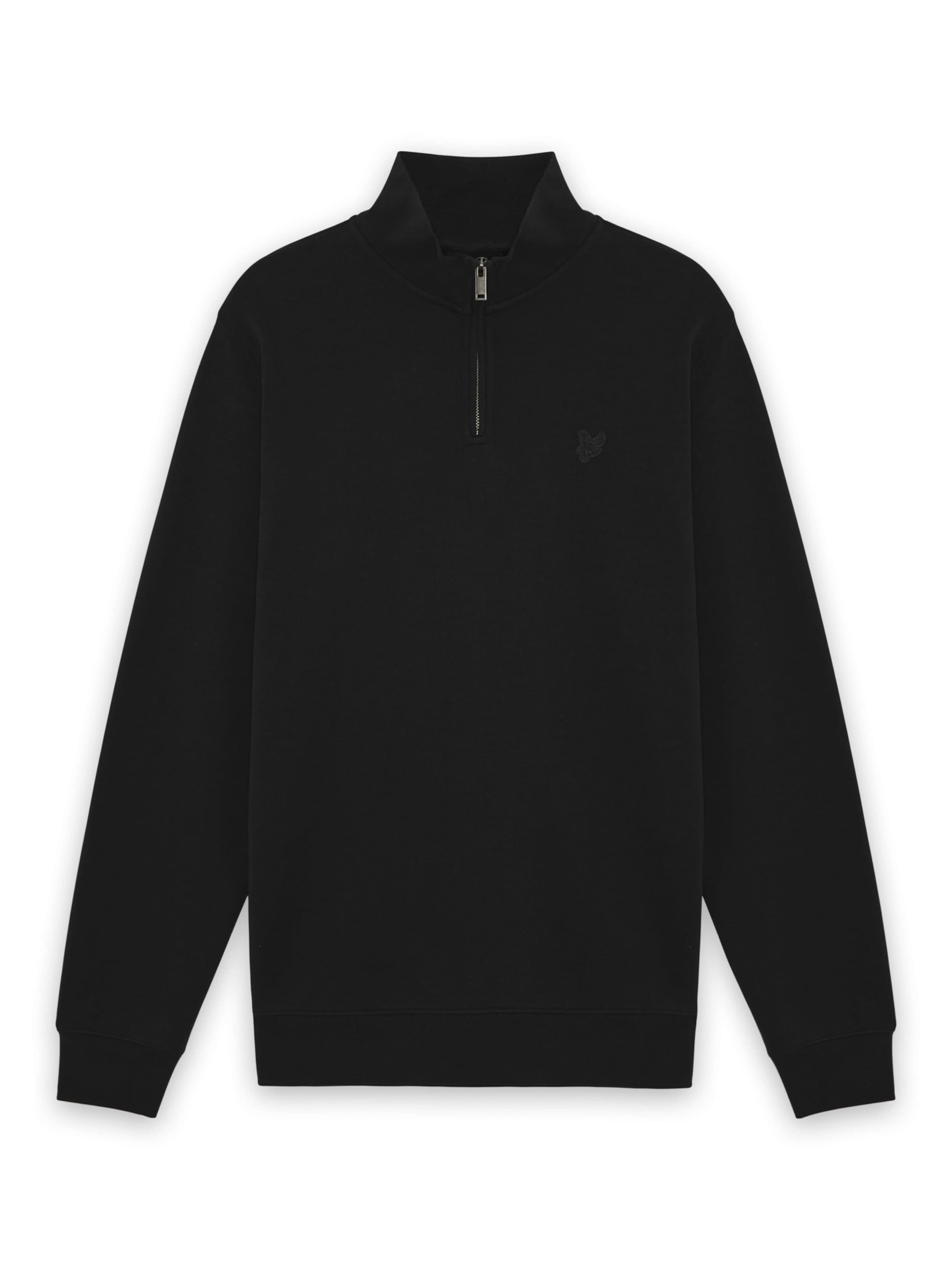 Lyle & Scott Sweatshirt in Zwart: voorkant