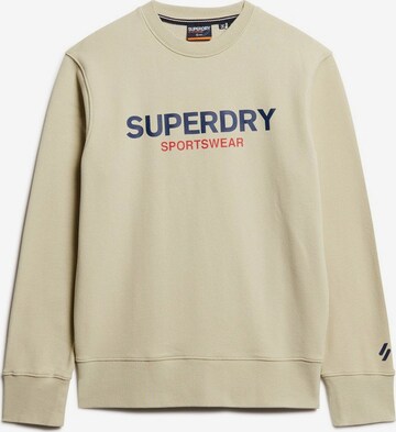 Sweat-shirt Superdry en beige : devant