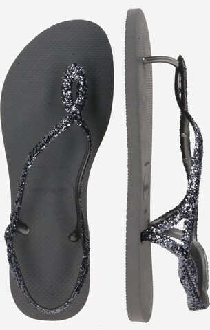HAVAIANAS T-Bar Sandals 'LUNA PREMIUM II' in Grey