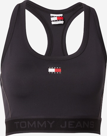 Tommy Jeans Bustier BH in Schwarz: predná strana