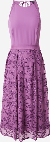 Robe de cocktail ESPRIT en violet : devant