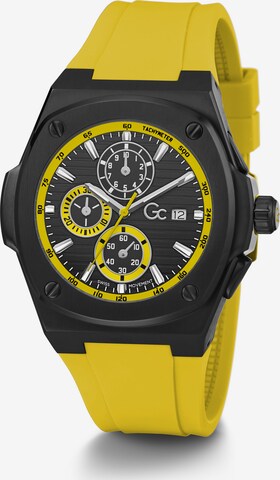 Gc Analog Watch 'Coussin Shape Racing' in Yellow