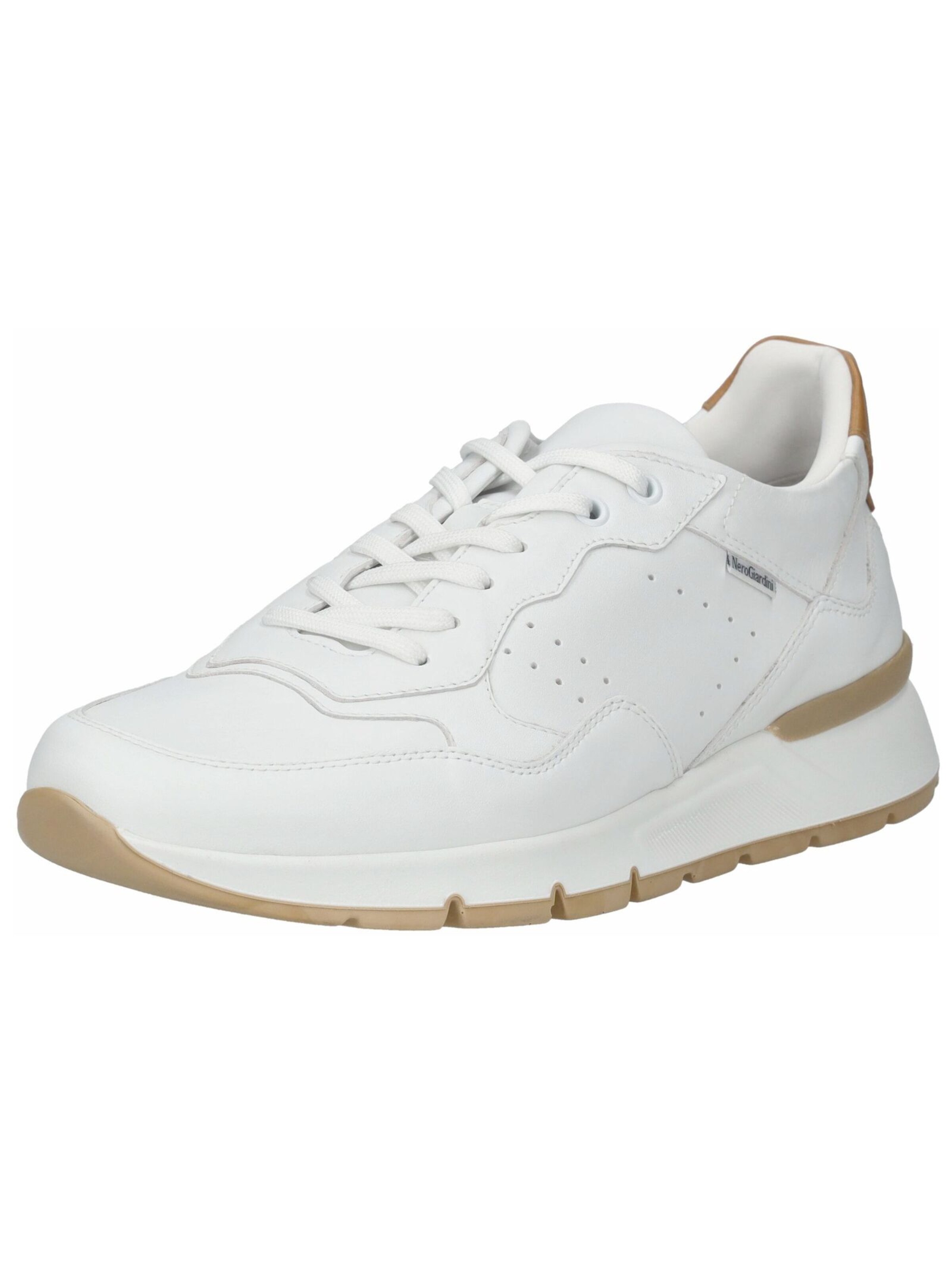 Sneaker bassa di Nero Giardini in bianco: frontale