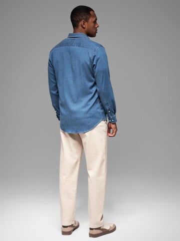 Ombre Regular Fit Hemd‌‌‌‌‌ in Blau