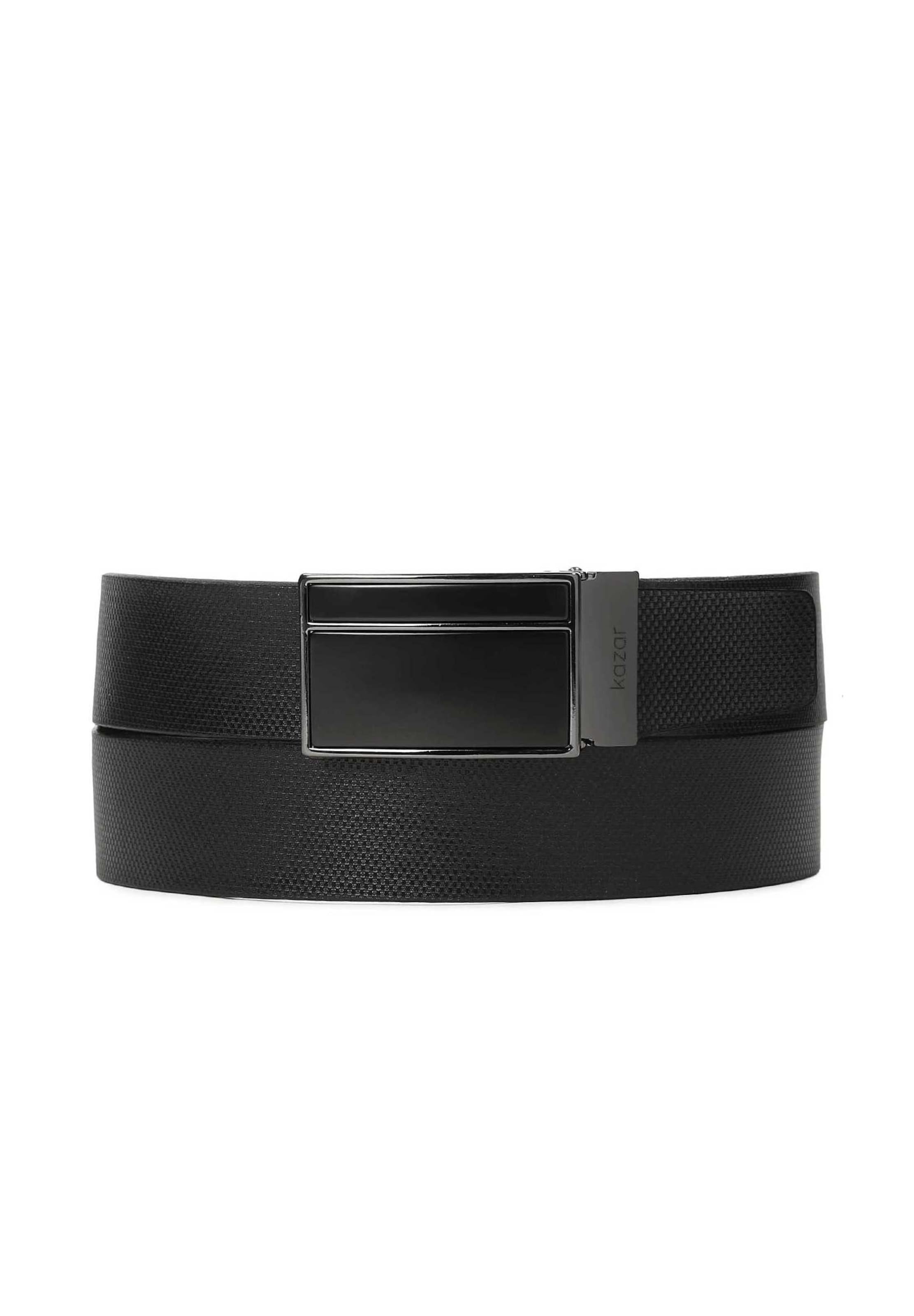 Ceinture Kazar en noir : devant