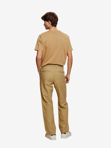 ESPRIT Loose fit Chino Pants in Beige