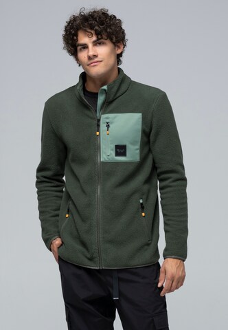 BULA Athletic Fleece Jacket in Green: front