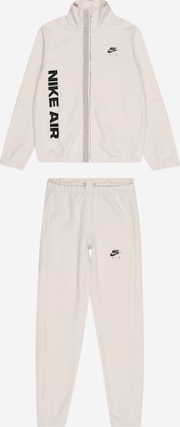 Nike Sportswear Joggingpak in Wit: voorkant