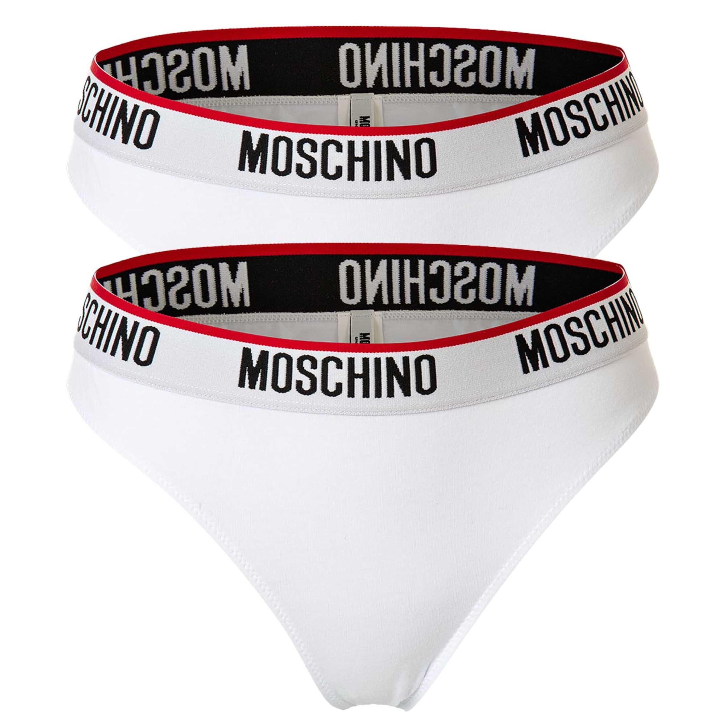 Slip di MOSCHINO in bianco: frontale