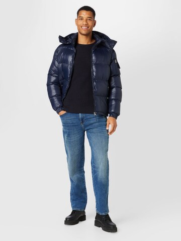 BRAVE SOUL Winter Jacket 'JARED' in Blue