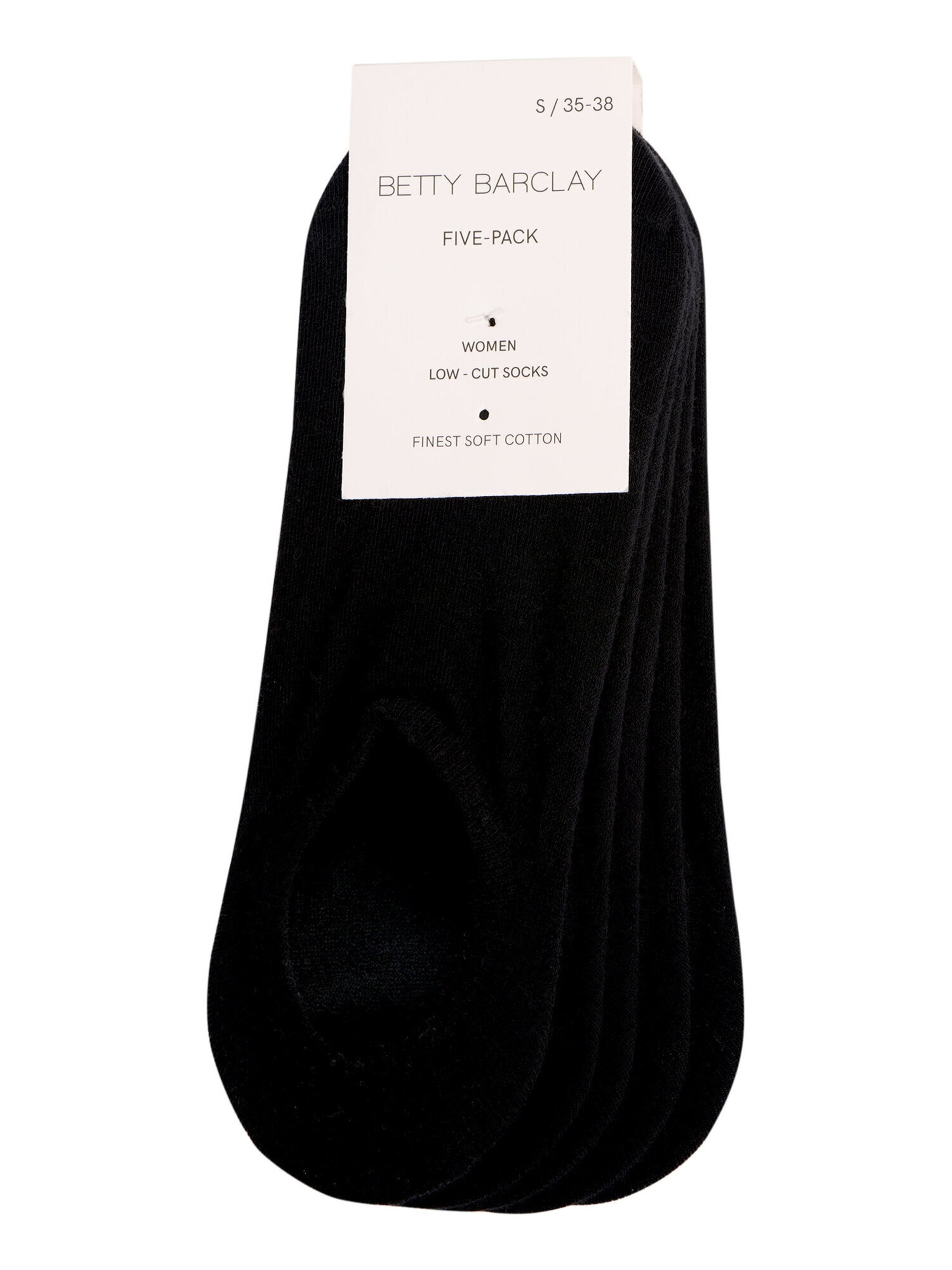 Calza velata di Betty Barclay in nero: frontale