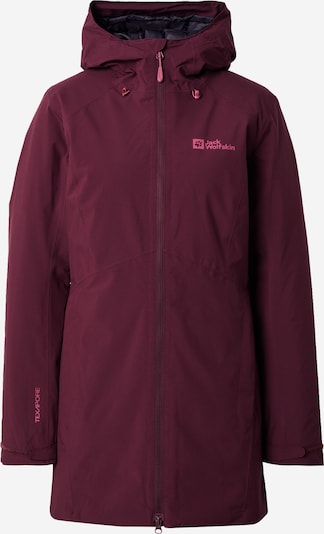 JACK WOLFSKIN Outdoorjacke 'HEIDELSTEIN' in weinrot, Produktansicht