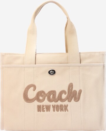 Cabas 'CARGO' COACH en beige : devant