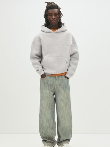 Sweat-shirt 'STWD' Pull&Bear en gris