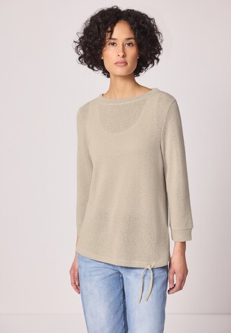 STREET ONE Shirt in Beige: front