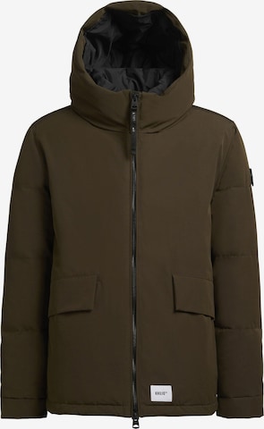 khujo Winterjacke 'Gero-YM' in Grün: Vorderseite