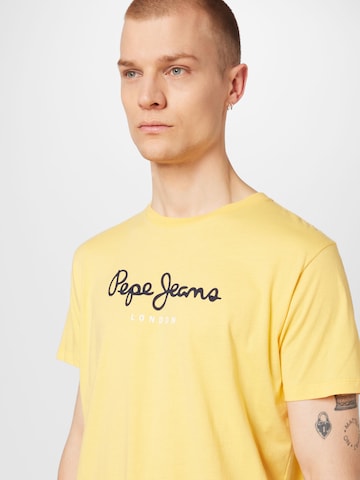 Pepe Jeans Shirt 'EGGO' in Geel