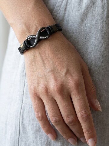 UNIQAL Armband 'INFINITY' in Zwart