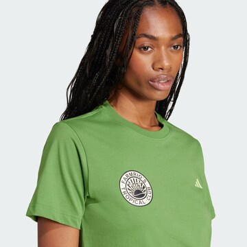 ADIDAS SPORTSWEAR Funkční tričko 'Adidas x FARM Rio' – zelená