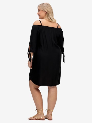 SHEEGO Strandkleid in Schwarz