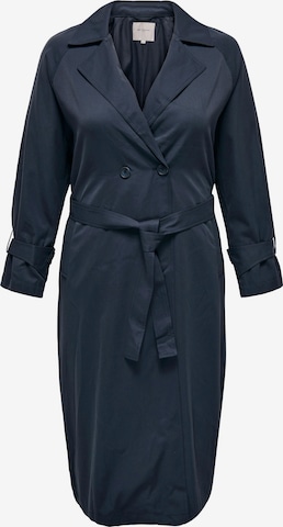 ONLY Carmakoma Between-Seasons Coat 'HYACHINT' in Blue: front