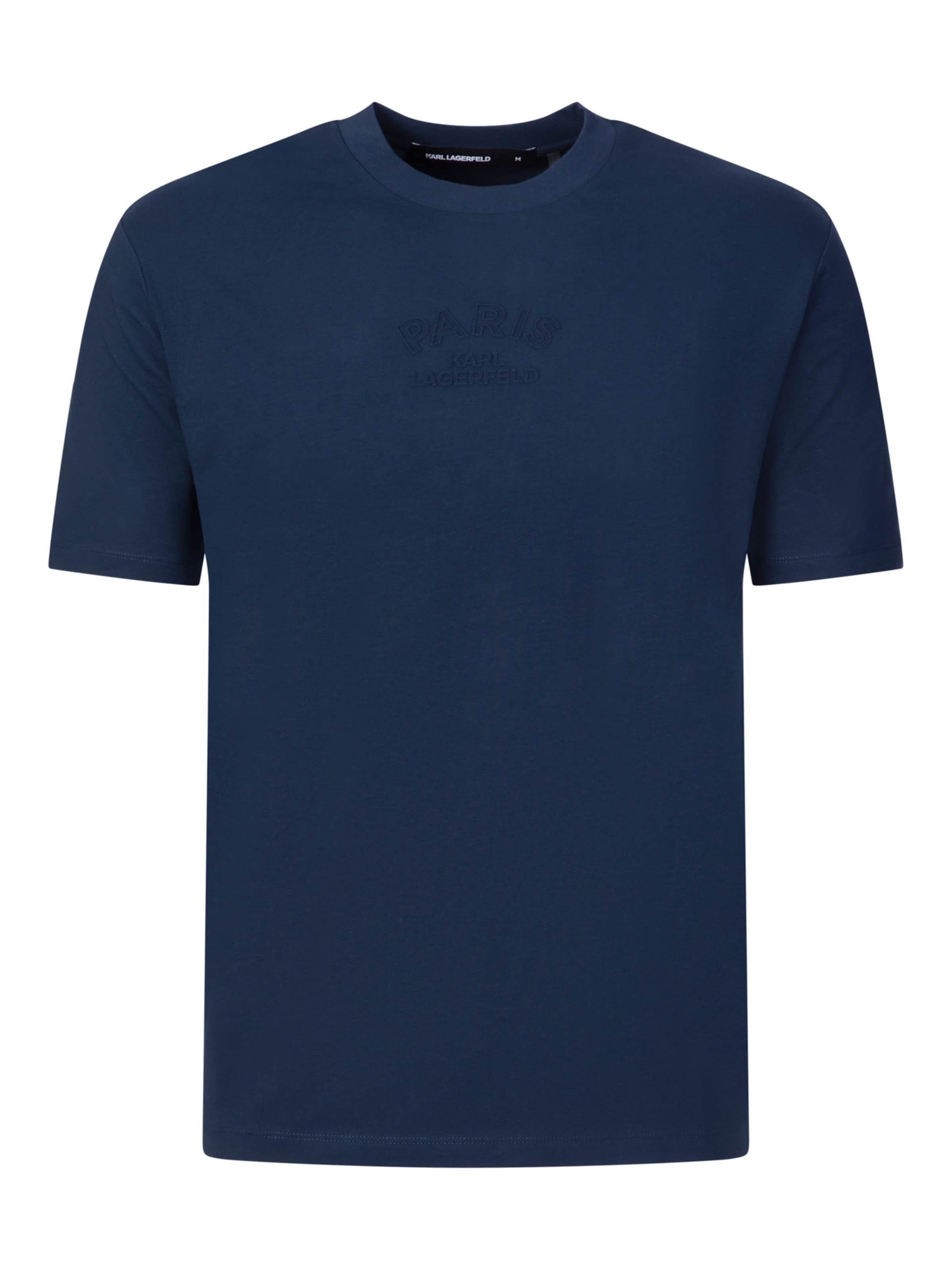 Karl Lagerfeld - Camiseta en azul: frente