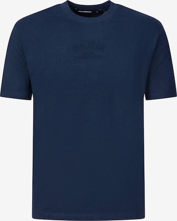 Karl Lagerfeld - Camiseta en azul: frente