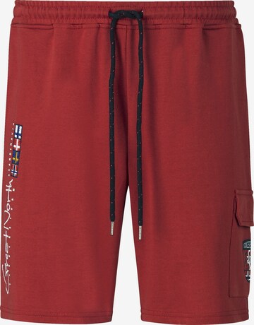 Jan Vanderstorm Pants 'Harthaknut' in Red: front