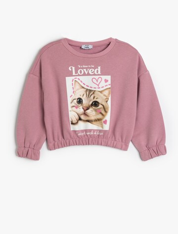 Koton Sweatshirt in Purple: front