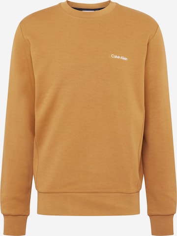 Calvin Klein - Sweatshirt em castanho: frente