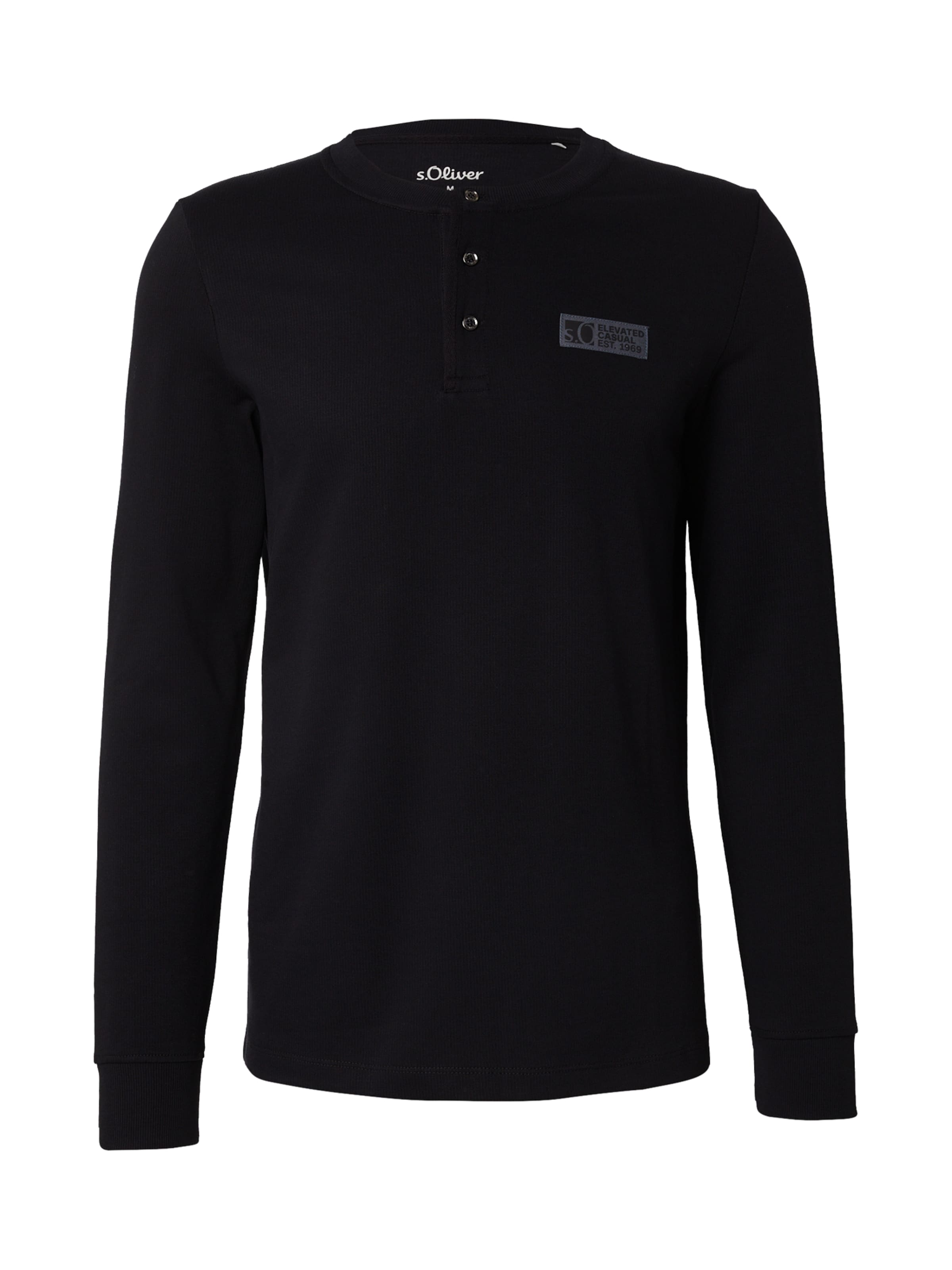 s.Oliver Tričko - Čierna: predná strana