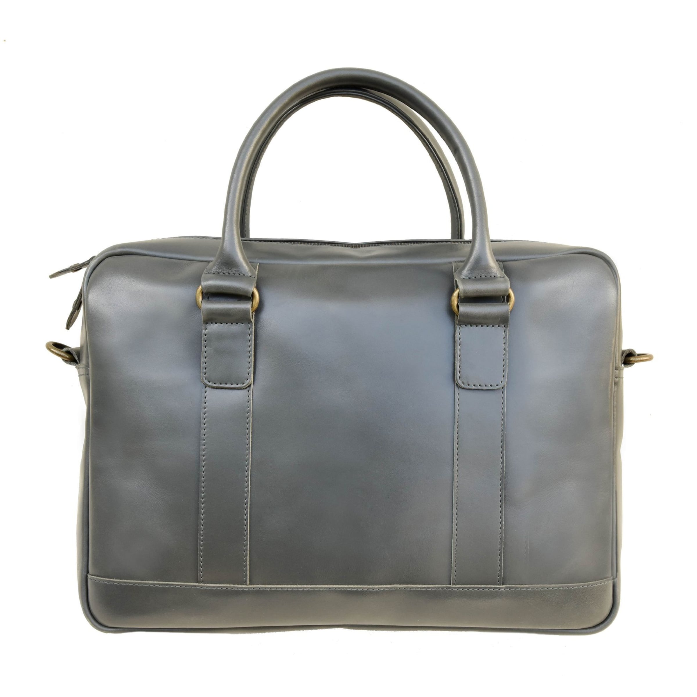 Buckle & Seam Document bag 'Everett' in Grey