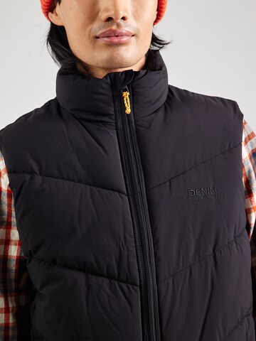 TOM TAILOR DENIM Vest in Black