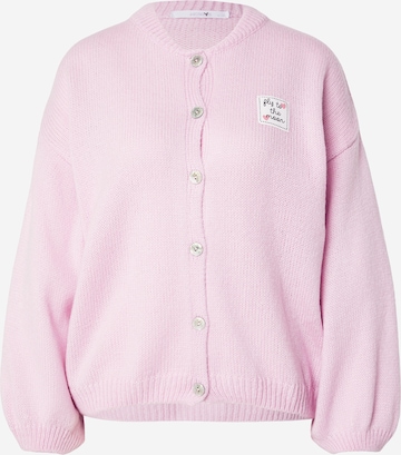 Hailys Strickjacke 'Av44a' in Pink: Vorderseite